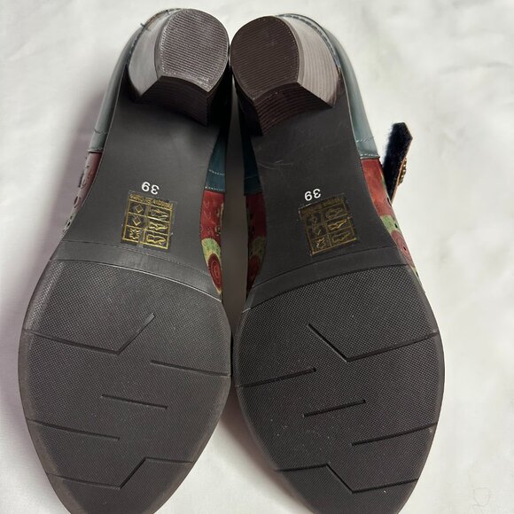 Spring Step L'Artiste LaJuan size 39 Brand New Bordeaux Multi color - Picture 5 of 8
